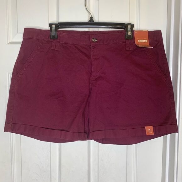 Arizona  Deep Ruby Shortie  Shorts Size 17 - Picture 2 of 9